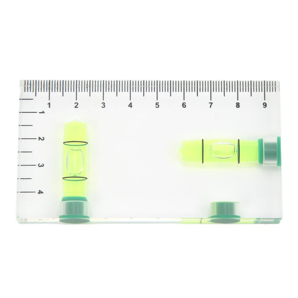 Two Dimensional Horizontal Bubble Level Portable Two Way Integrated Level for Picture Frame