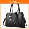 Stylish High-end Crocodile Pattern Handbag With Spacious Design And Versatile Use For Daily Casual