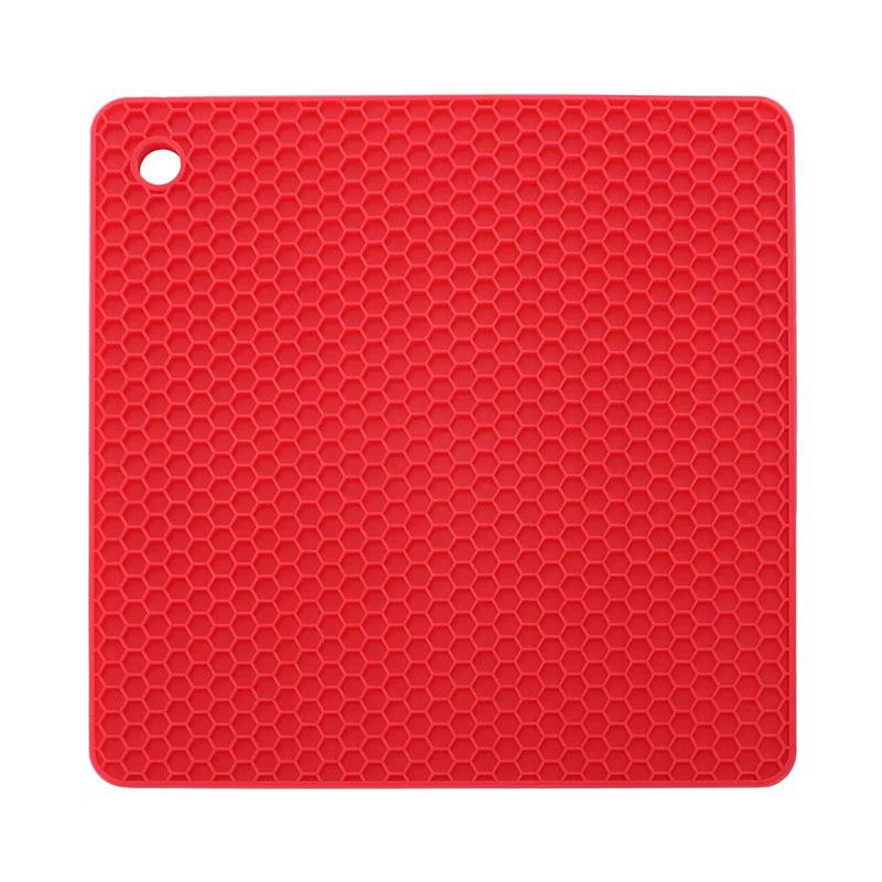 Zeshoekige Ronde Siliconen Placemat - Anti-Brandwond & Antislip, Makkelijk Schoon te Maken Keukentafelmat