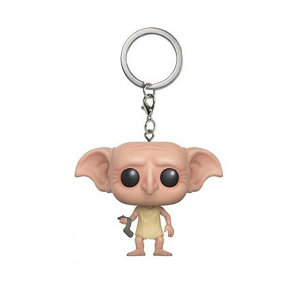 Klíčenka hračka Dobby Dumbledore Ginny Ron Hedvika Snape Voldemort Kapesní klíčenka hračka
