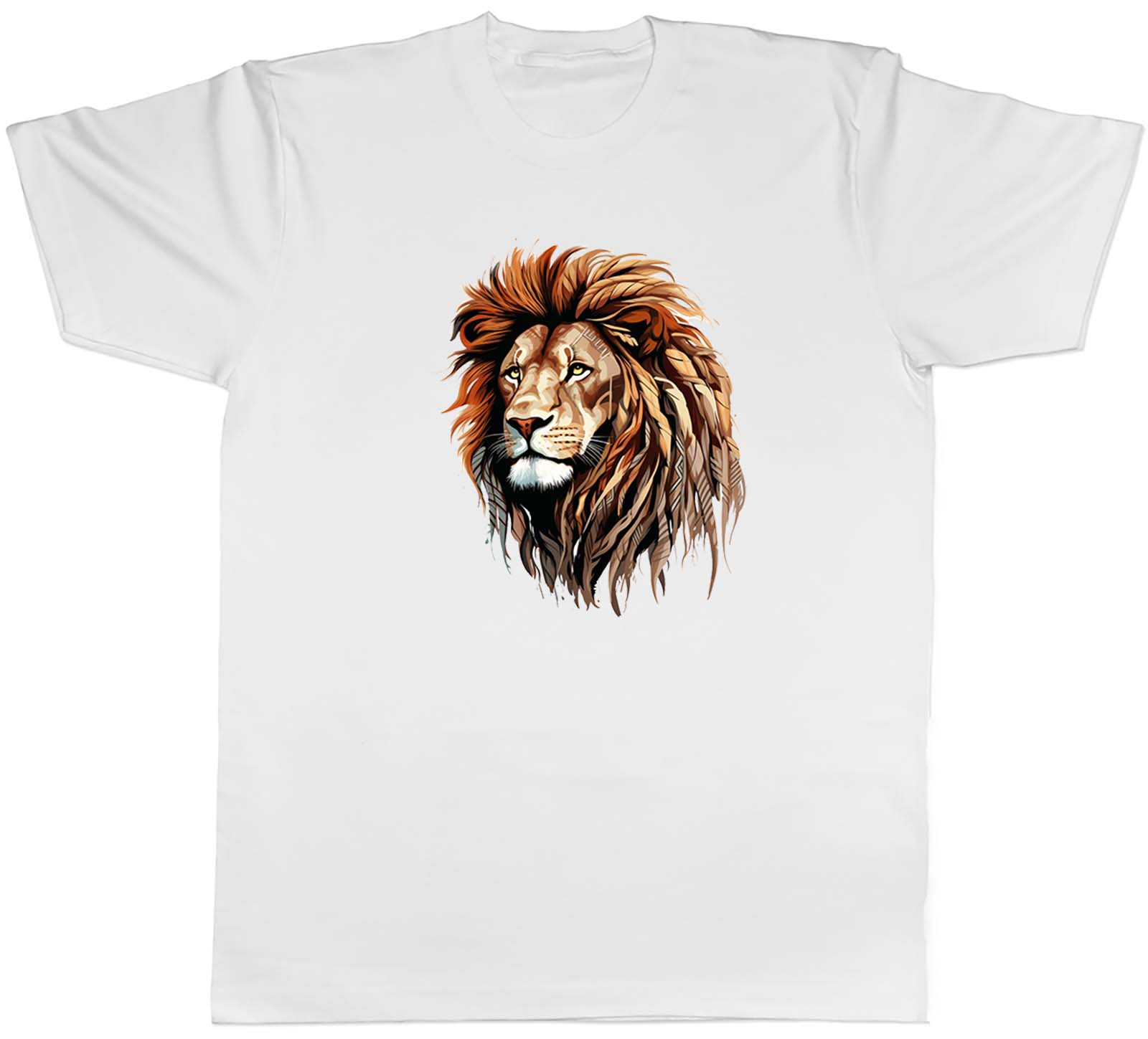 Jamaican Lion Unisexs TShirt Reggae Rasta Roots Jamaica Tee Gift S
