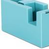 Tape Dispenser Simple Style Portable ABS Resin Desktop Tape Dispenser for Office School Light Blue
