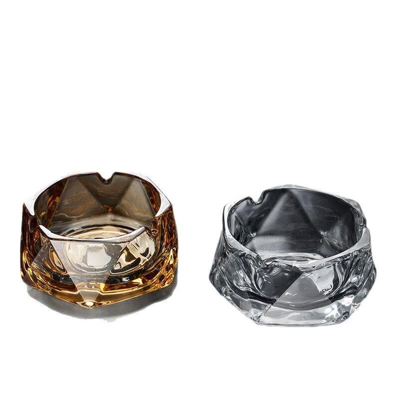 Creative Fashion Glass Ashtray Set