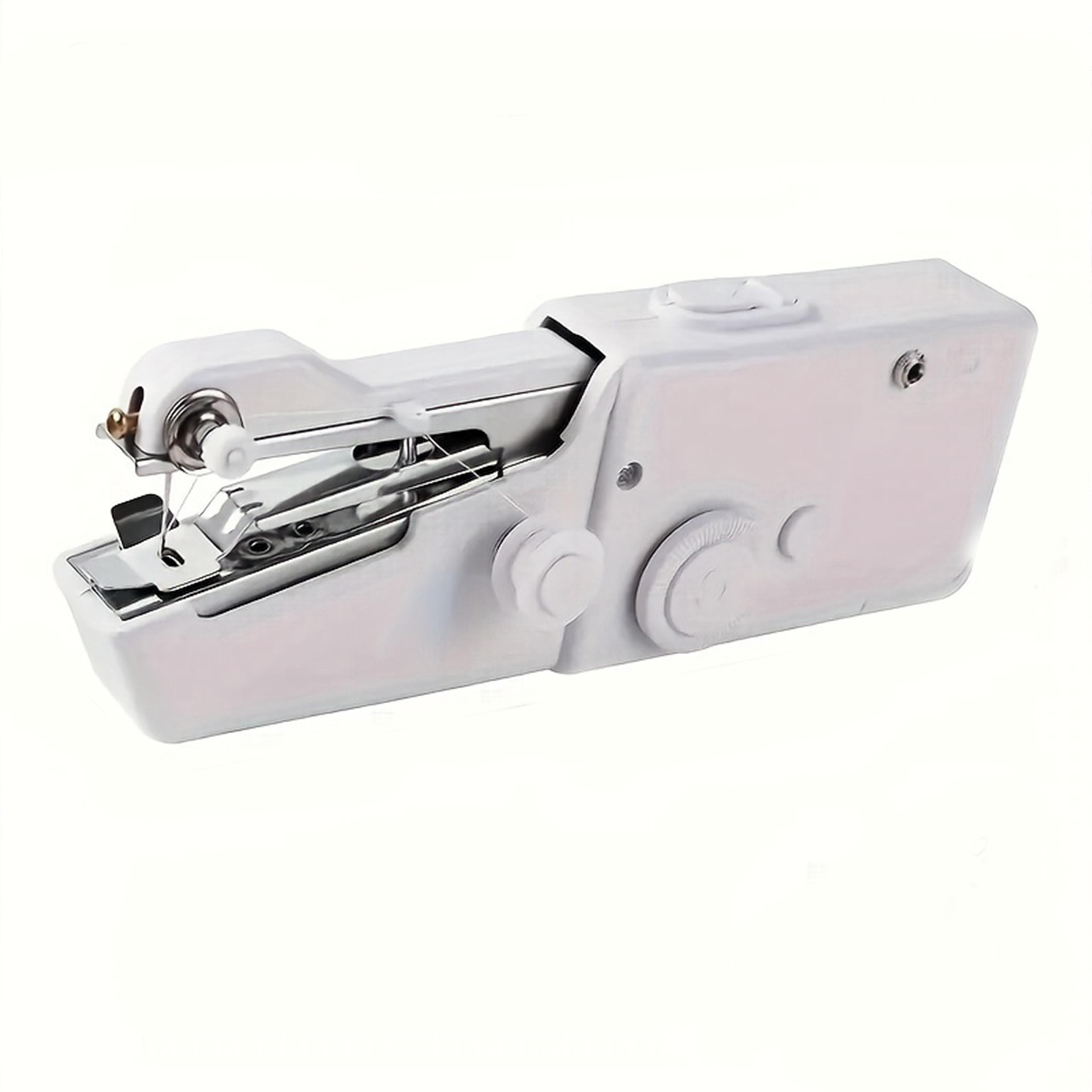 

1 шт. Швейные инструменты: мини-швейная машинка, электрическая ручная швейная машинка, подходящая для семьи, путешествий и новичков. белый