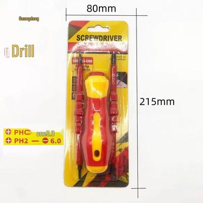 3-in-1 Insulated Screwdriver Set: Strong Magnetic Phillips, Slotted, Torx for Electricians
