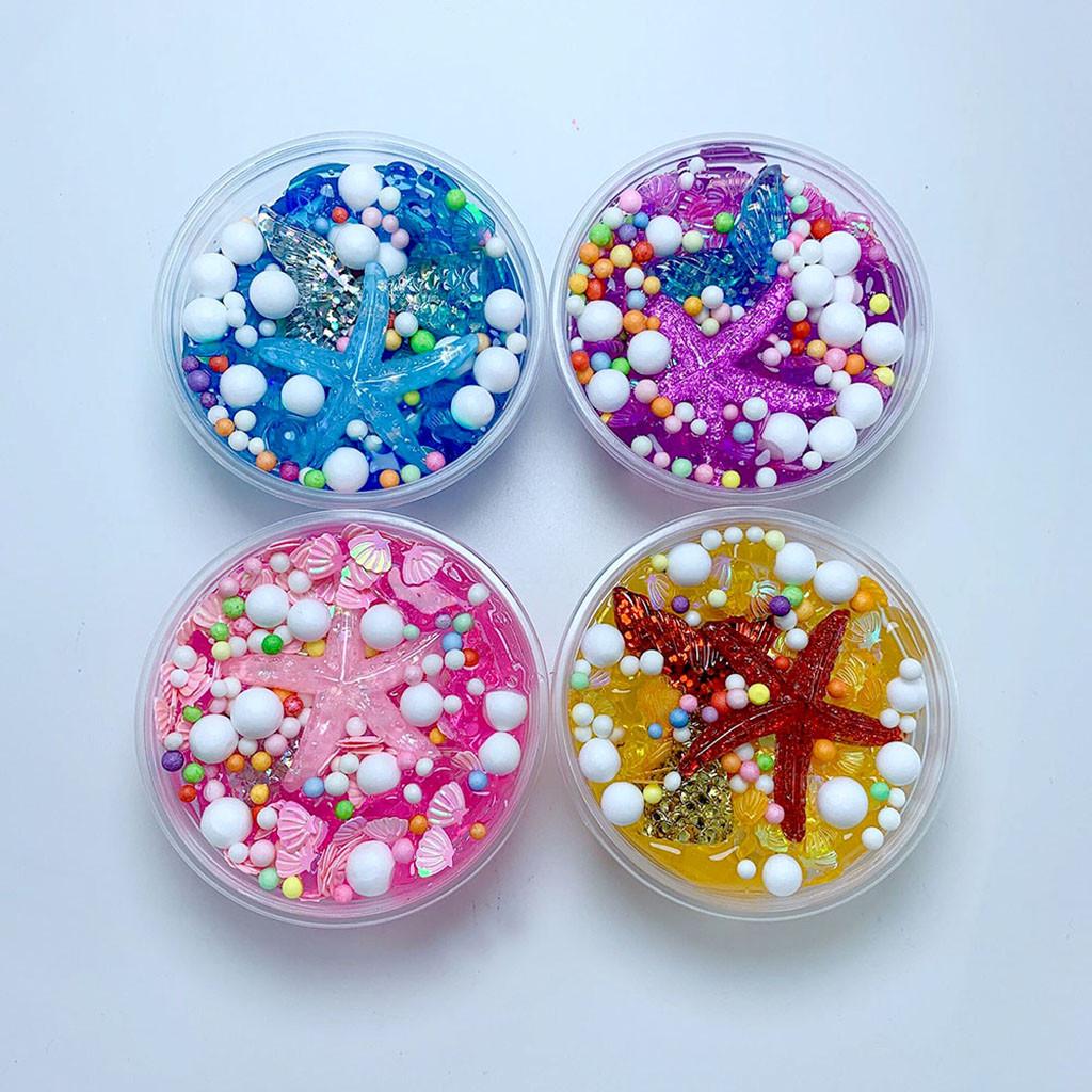 Havfruehale Slime Leke Gave Barn Leke Leire Gjørme for Kunst Håndverk