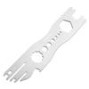 9 In 1 Bike Pedal Wrench Multi-Function Bike Disc Brake Rotor Alignment Truing Tool Stainless Steel Cycling Accessories