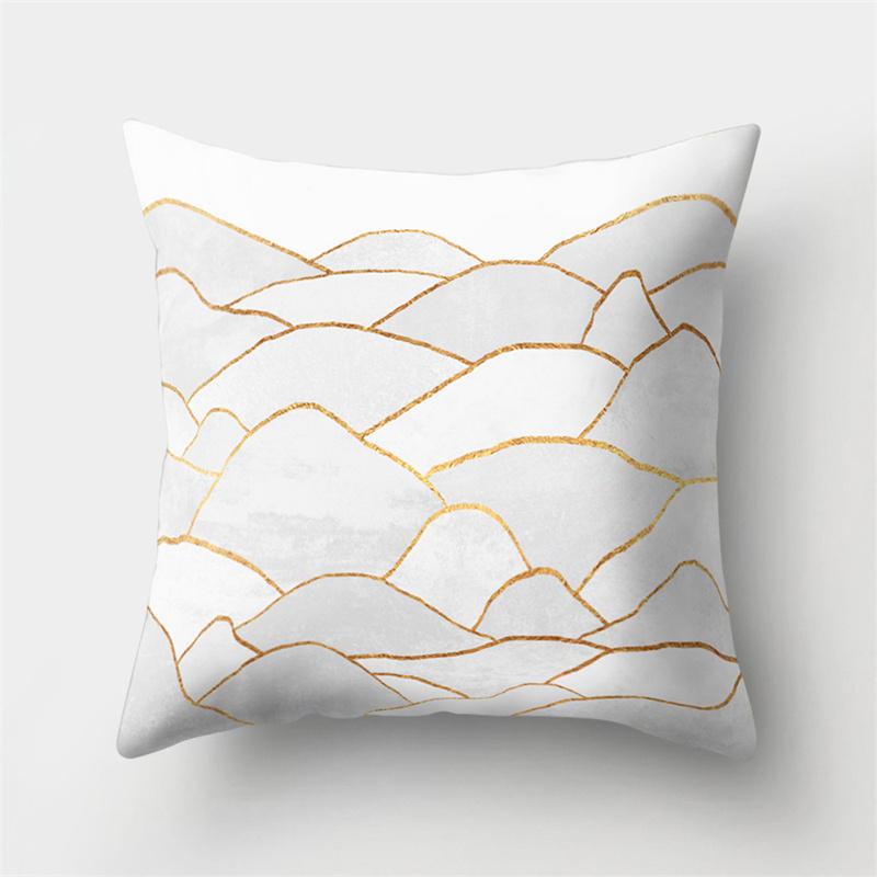 45x45cm Geometric Patchwork Pillowcase Custom Irregular Polyester Cushion Cover Sofa Living Room Bedroom Pillowcase Home Decor