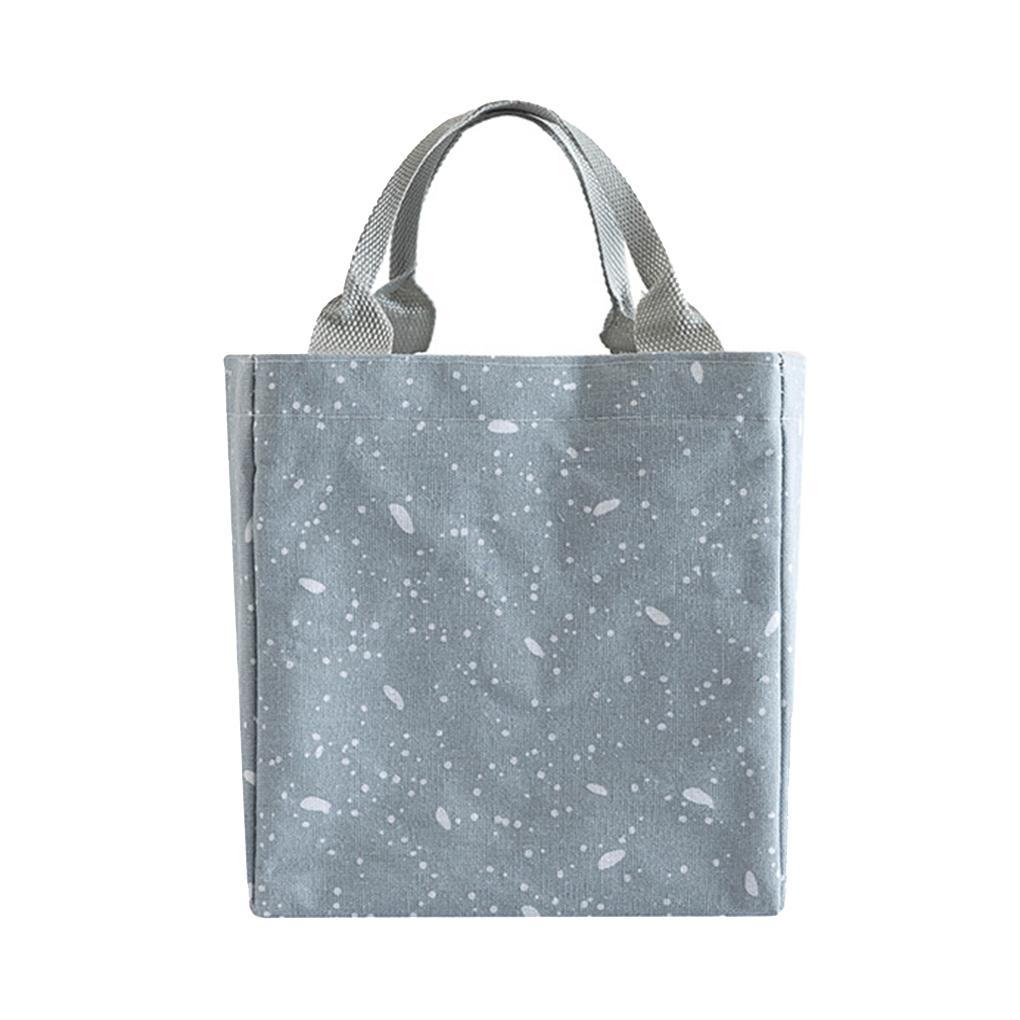 Thermal Insulated Lunch Tote Bag Portable Picnic Travel Food Fresh Storage Pouch