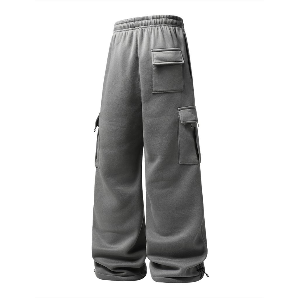 Moda Uomo Tempo Libero Vita Media Stile Lungo Pantaloni Casual
