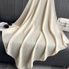 Women S Solid Color Large Square Scarf 90x90cm Casual Headscarf