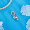 Copper Rabbit Holding Sunflower Pendant Bracelet Charms Fit Bangle For Women Jewelry Party Beads Gift Diy Accessory