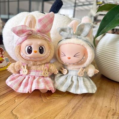 17cm Cute Mini Plush Doll'S Clothes Outfit Accessories For Korea Kpop Exo Labubu Idol Dolls One Szie Clothing DIY Girl Gift