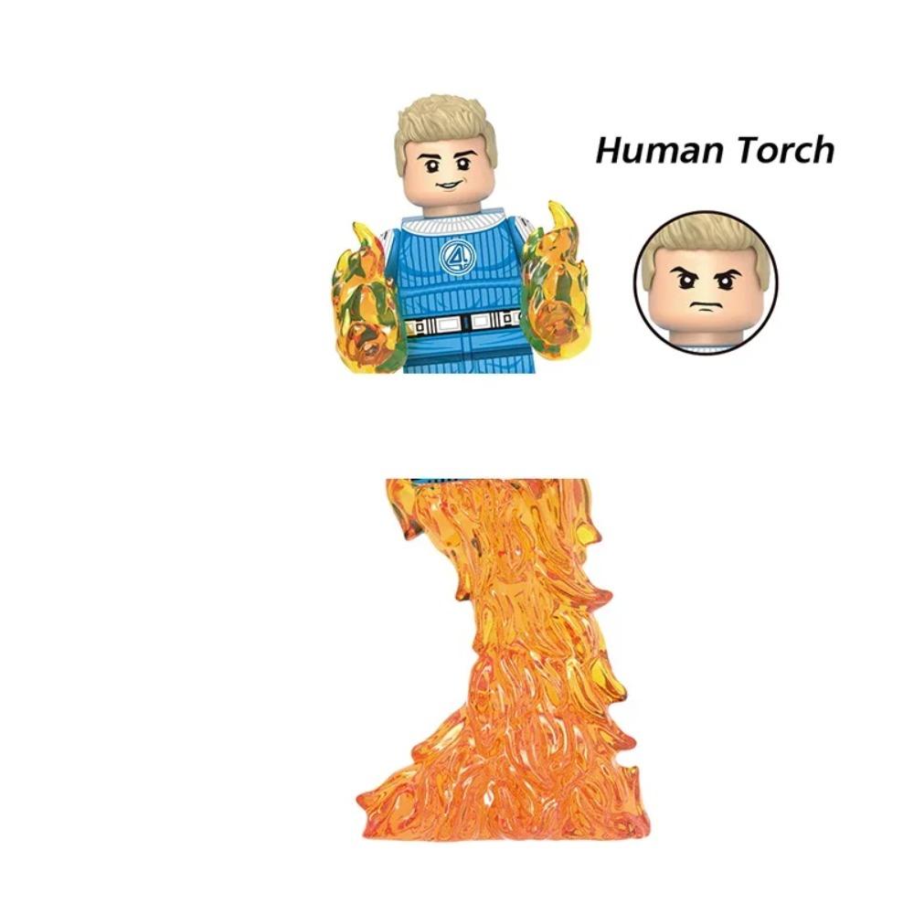G0151 Nya Fantastiska Fyran Set Byggklossar Human Torch Mister Fantastic Galactus Mini Actionfigur Leksaker