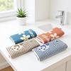 Pure Cotton Panda & Floral Jacquard Towel - Absorbent & Soft for Kids' and Couples' Use