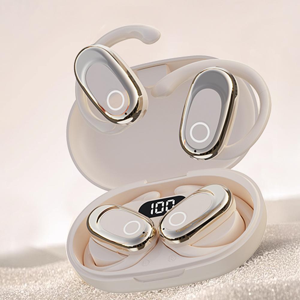 

5.1 OWS Поворотный заушный крючок Bluetooth-наушники Длительное время работы от батареи Спортивные наушники с цифровым дисплеем