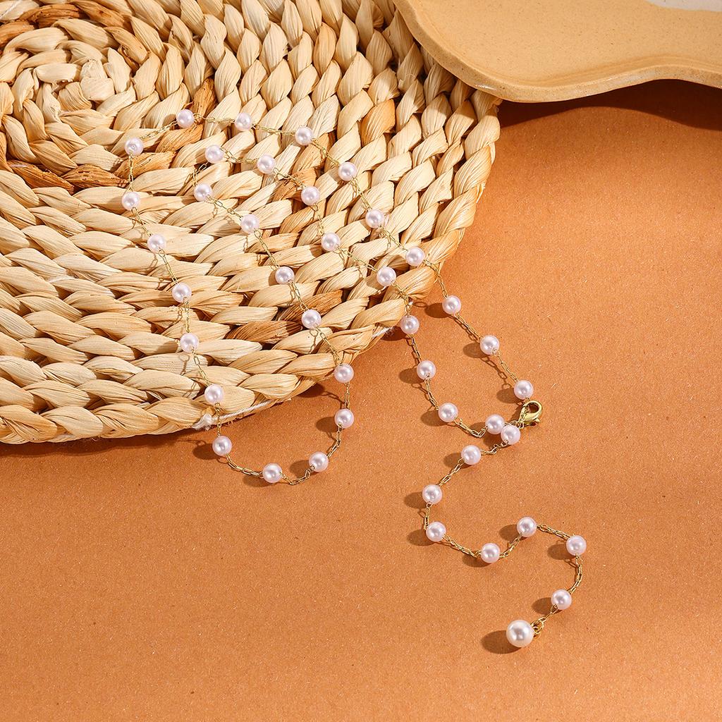 Women Elegant Commuter Tassel Pendant Fashion Daily Wear Necklace 1PC Necklaces Y-shaped Temperament Simple Long  Accessories