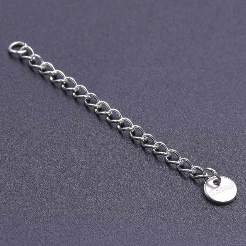 Silver/Gold Color Stainless Steel Extender/Extention/Tail Chains For Jewelry Making Bracelets Necklaces Anklets DIY Accessories