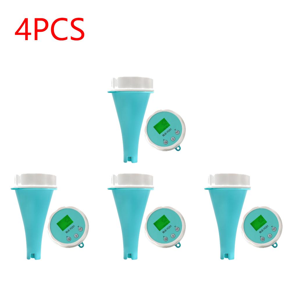 6 in 1 Smart Floating Swimming Pool Water Analyzer 5-1pc APP Online Monitor Water Quality Tester BT PH CL TDS EC ORP TEMP Tester