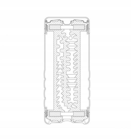 Tenga Dual Sensation Cup Jednorazowy Masturbator Z Dwoma Otworami Medium