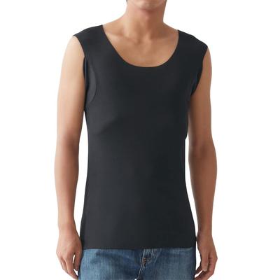 Gunze CUT OFF Series Sweat Pads for Sleeveless Shirts Size M in.T (YG T-Shirts), Men's, Black,