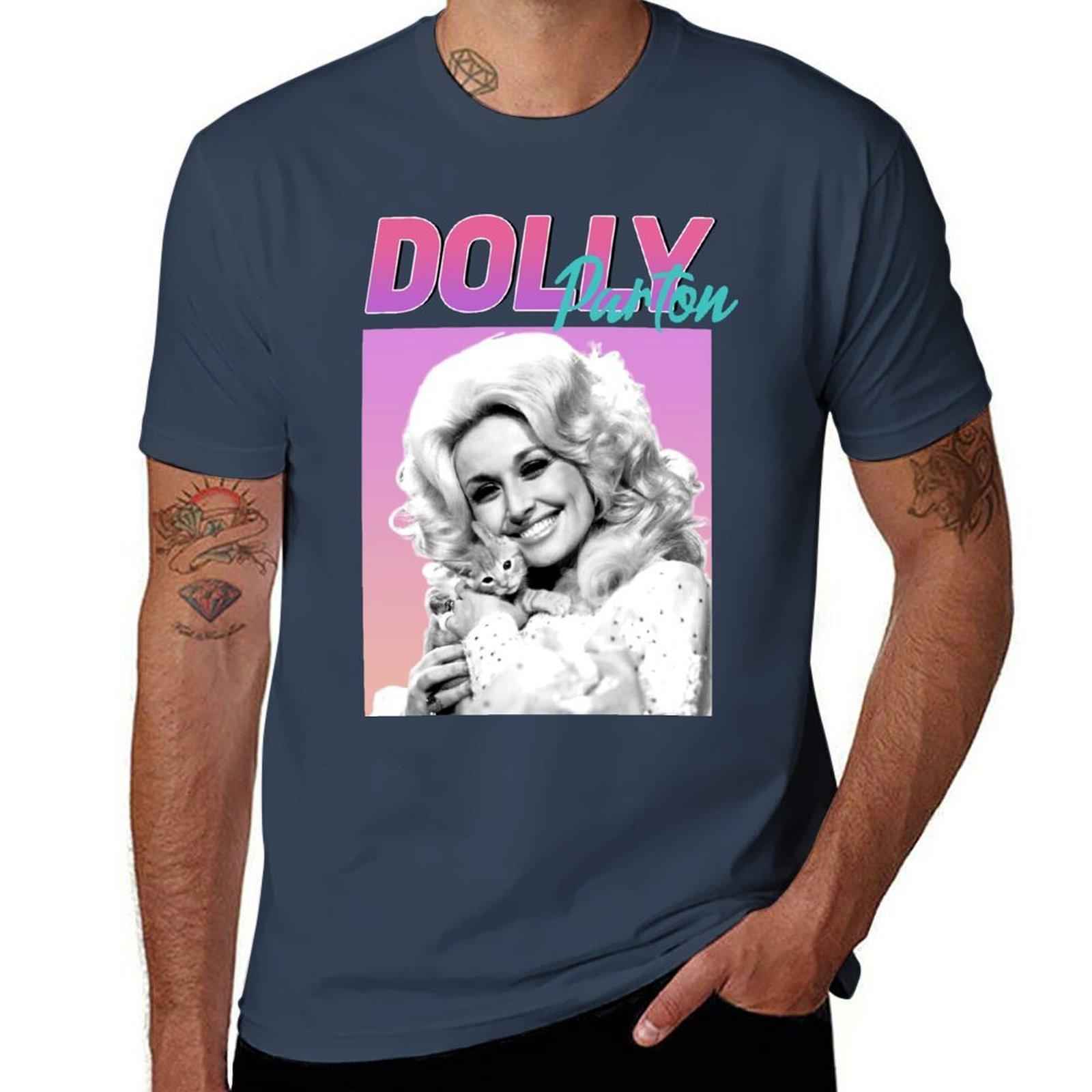80s Vintage Dolly Parton Mother Father Day Gift Tshirt Basic Lightweight Short Sleeve Tee S
