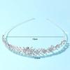 Geometric Bridal Crown Rhinestone Queen Headband Romantic Wedding Tiara  Party