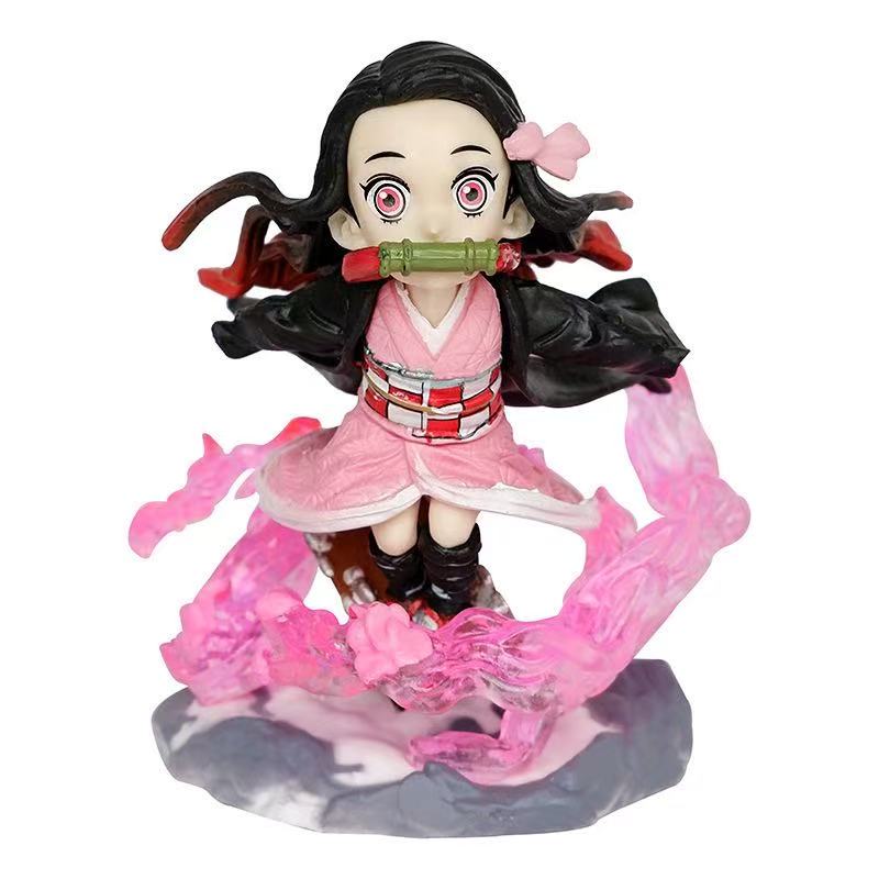 8-11cm Demon Slayer Hashibira Inosuke G5 Anime Figure Robot Collectible Action Figure Gift