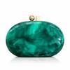 Oval Pearlescent Clutch Shoulder Acrylic Crossbody Evening Bag Fashion Ladies Handbags Woman Luxury Famous Brands Purse New In