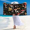 Mushroom Print Beach Towel, Large Soft Quick Dry Towel for Beach Camping Swimming