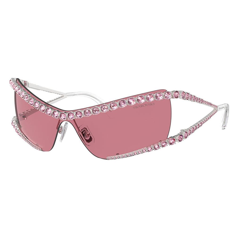 

SwarovSki Sk 7022 402384 33mm Womens Irregular Sunglasses Silver