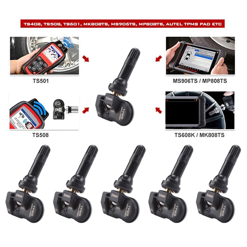 20Pcs TPMS Tire Pressure Sensor Programmable For Autel TS408 TS508 ITS600 433Mhz 315MHZ 2 In 1 MX Sensor Monitor System