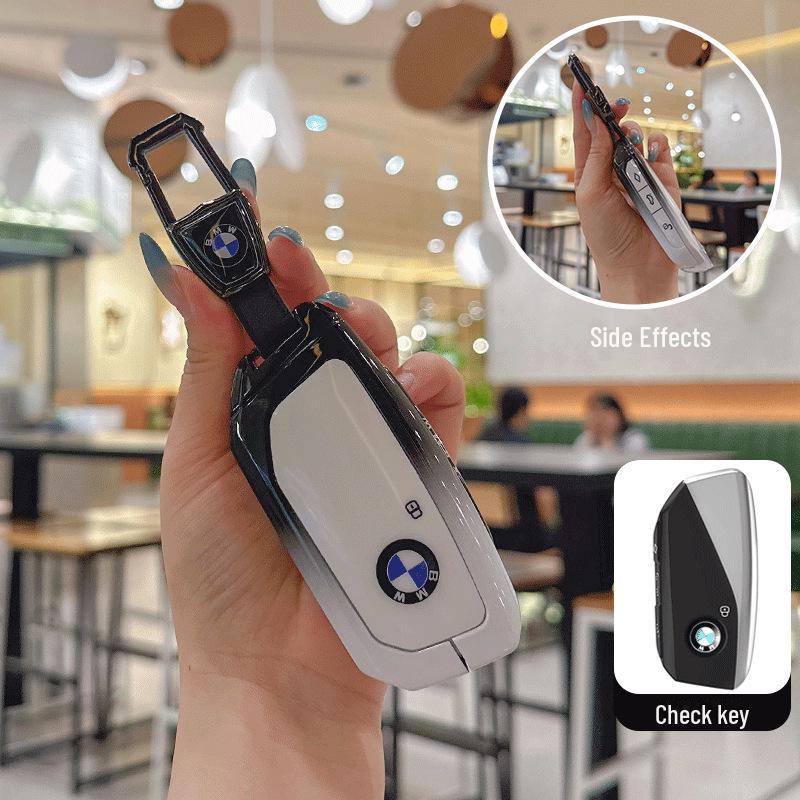 

Чехол для ключа BMW для 24 моделей: 5 Серия, X5, X1, iX1, 7 Серия, X6, i5, i7, X7 - Сумка для нового автомобиля, оболочка бампера