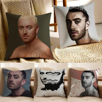 Sänger SSam SSmith Kissenbezug Kissenhülle Anti-Milben Wohnzimmer Sofa Dekor Kissen Raum