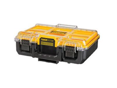 DEWALT Tough System Half Size Organizer Tool Box Storage Case Tool Box Stacking Storage IP65 Dust Waterproof Design Screws Bits Small Items Container