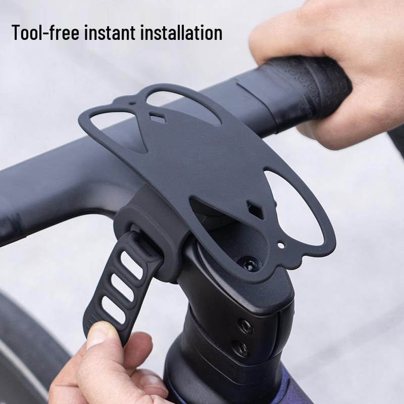 GUB P9 Rotating Bike Phone Mount: Shockproof Silicone Strap Holder for Mountain and Road Bikes
