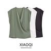 Fashion Style 2024 Summer New Arrival Women's Stylish Fashion All-Match Three-Color Vertical Double Breasted Tops 0264170