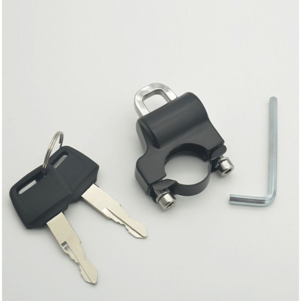 Multifunctional Handlebar Helmet Lock Safety Fixed Electric Motorcycle  Bicycle Accessories