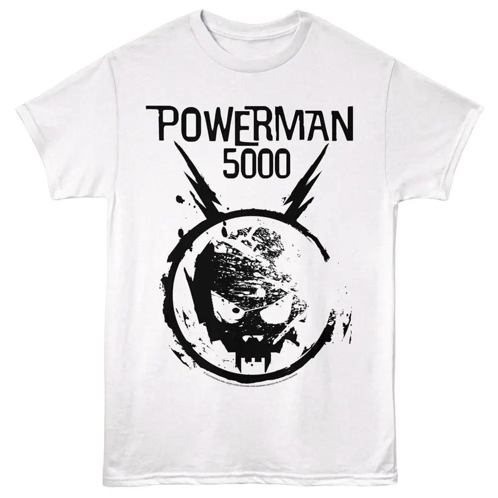 Powerman 5000 Space Skull Logo Men s T Shirt S