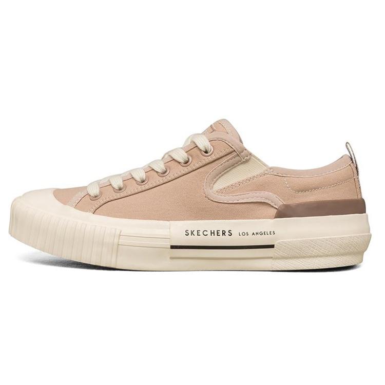 (WMNS) Skechers New Moon Low-Top Canvas Shoes Brown Women s 155391-TAN EU 41