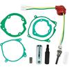 12V Glow Plug Repair Kit, 8pcs 2KW/5KW/8KW Diesel Parking Heater Gaskets Ceramic Glow Plug Heater Repair Parts Glow Ignition Plug Service Kit Heater