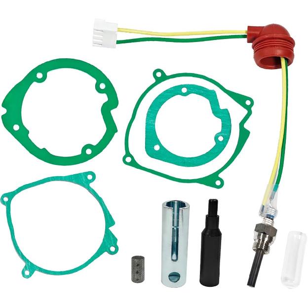 12V Glow Plug Repair Kit, 8pcs 2KW/5KW/8KW Diesel Parking Heater Gaskets Ceramic Glow Plug Heater Repair Parts Glow Ignition Plug Service Kit Heater