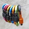 Aluminum Alloy Carabiner D-Ring Shape Key Chain Clip Hook Camping Outdoor Buckle