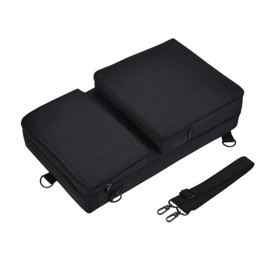 

Рюкзак для диджея большой вместимости, на молнии, противоударный, ударопрочный, чехол для DJ-контроллера с регулируемым ремнем для Pioneer DDJ FLX4/DDJ 400 чёрный