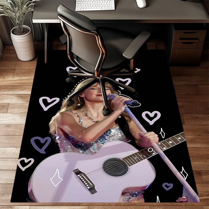 1pc Taylor Swift2 Design Printed Area Rug Carpet for Bedroom Living Room Home Decor Rugs Mat Non Slip Mat Rug for Bedside