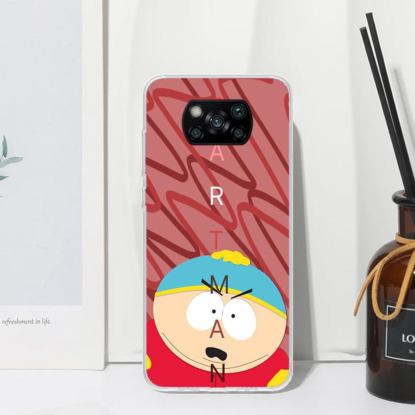 Cartoon S-South-Parkes Phone Case For Xiaomi Poco X7 X6 X5 M7 M8 Pro F7 Ultra Redmi 15C 15 13C 13 12C 12 10 10C 10A Art Fundas P