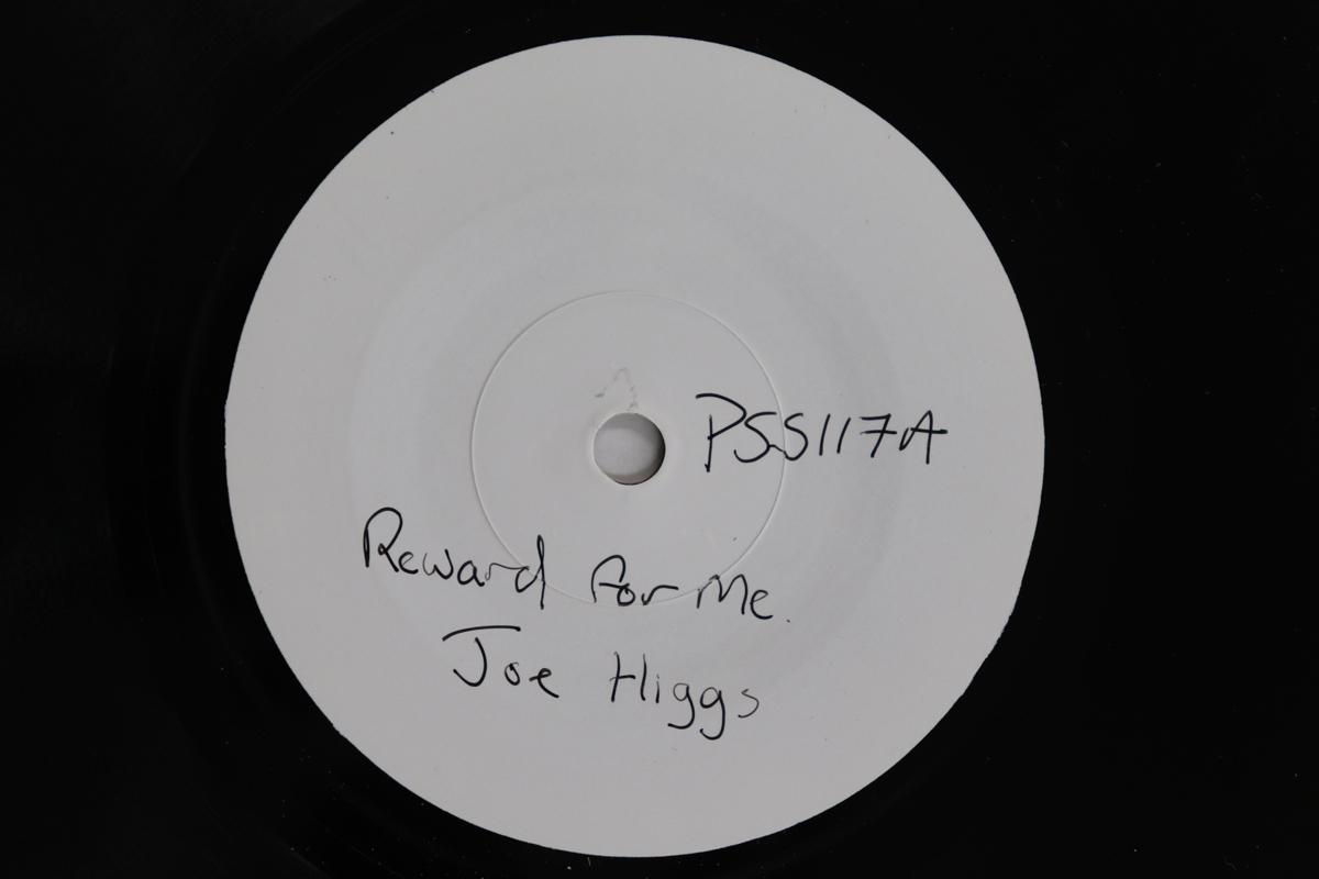 

7inch Record JOE HIGGS - There s A Reward For Me / Version PSS117 NOT ON LABEL/ P 2016 UK Reggae, Ska & Dub Used