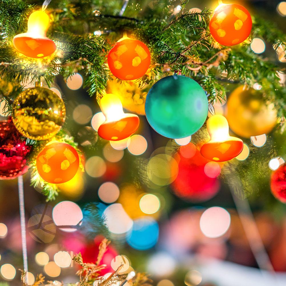 20 LED Sopp Lyslenke LED Lysstripe Hagedekorasjonslys for Jul Bryllupsfest