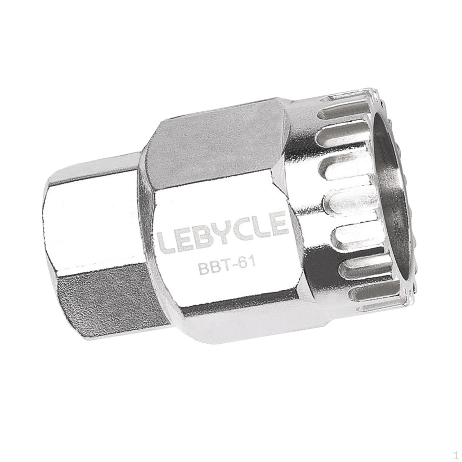 

Bicycle Bottom Bracket Removal Remover Tool, Square Hole Freewheel Lockring Crank Remover Only