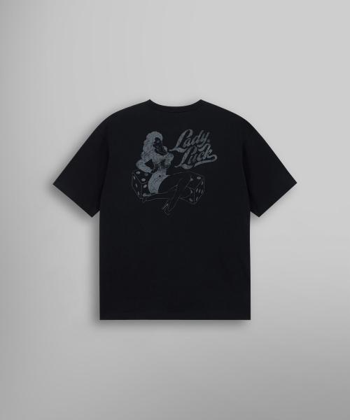 ALPHA INDUSTRIES Relaxed Lady Luck T-Shirt Black